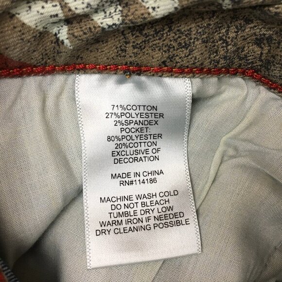 NEW Frye and Co. Women's Mini Denim Jean Skirt Frayed Hem size 18W - Picture 8 of 8